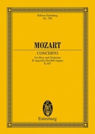 Mozart: Horn Concerto No. 3 Eb major K 447 (Study Score) published by Eulenburg